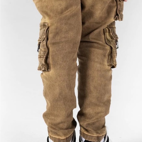 New with tag Tigers Eye Cargo  Jeans Serenede Size 10 Kids Denim . - Picture 3 of 16